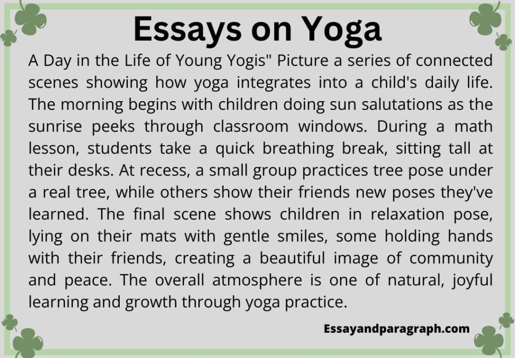 Essay on Yoga