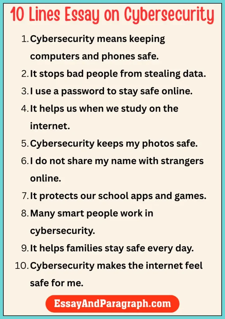 Essay on Cybersecurity