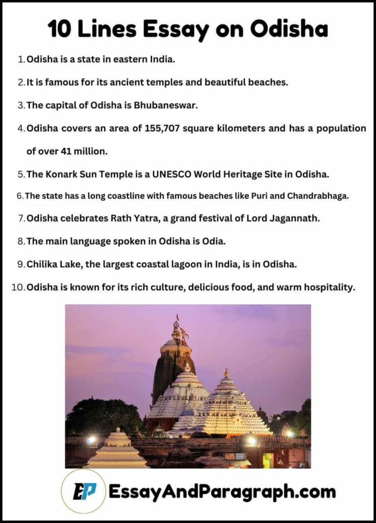 Essay on Odisha