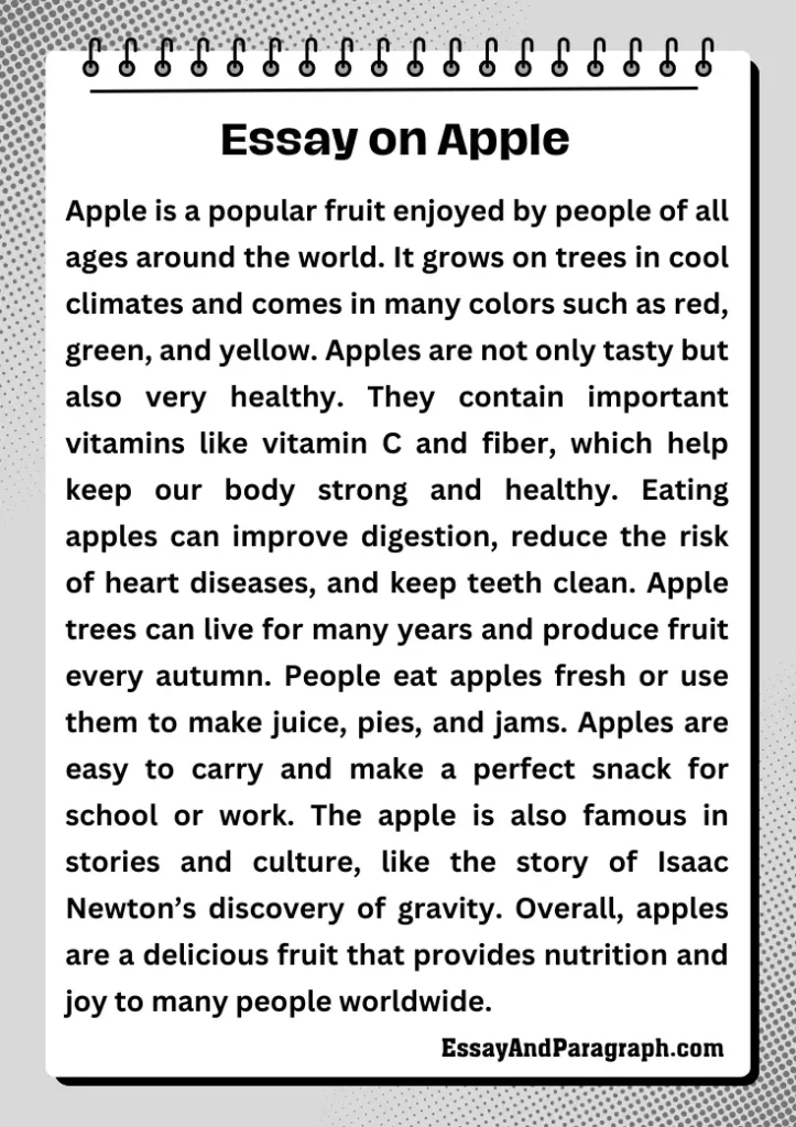 Essay on Apple