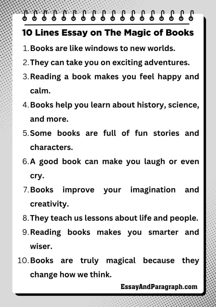 Essay on The Magic of Books