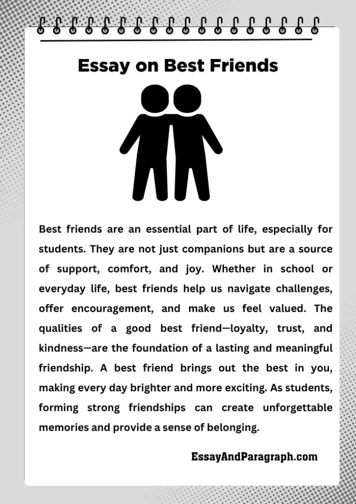 Essay on Best Friends