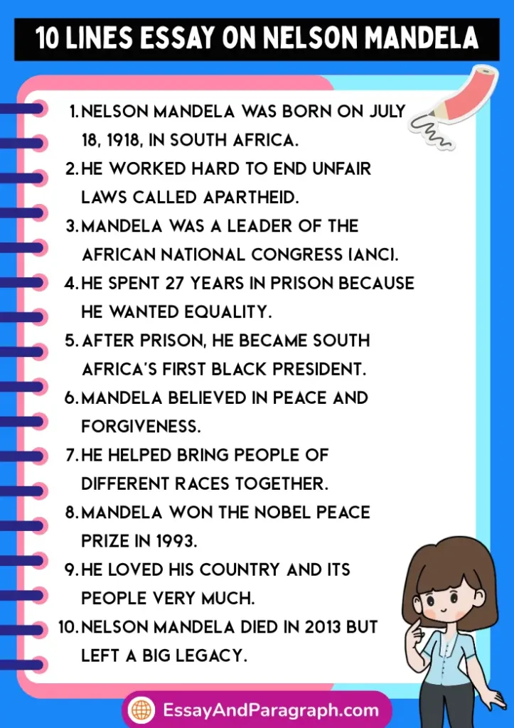 Essay on Nelson Mandela