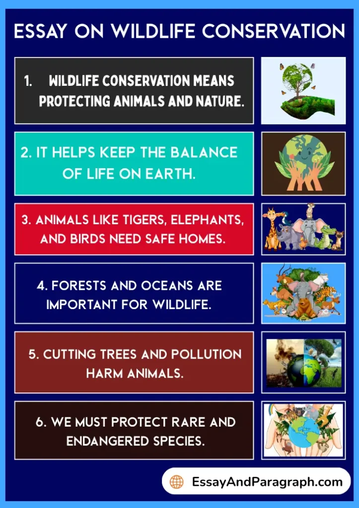  Essay on Wildlife Conservation