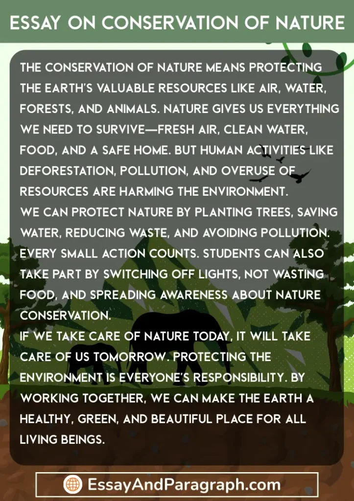 Essay on Conservation of Nature