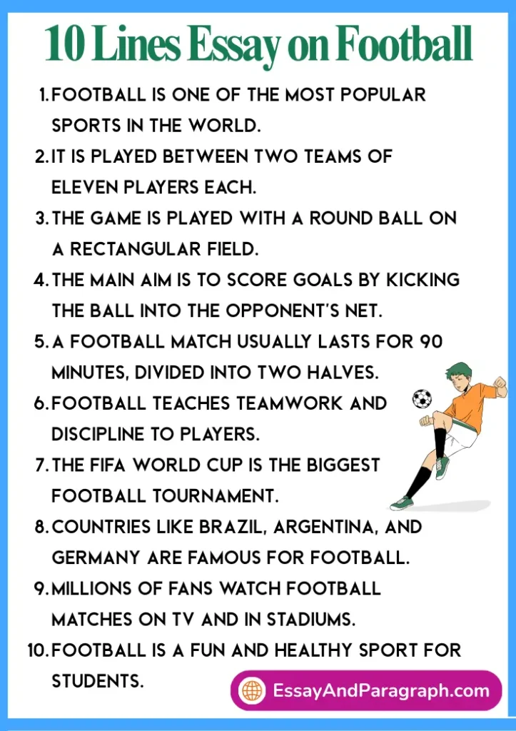 Essay on Football for Students 