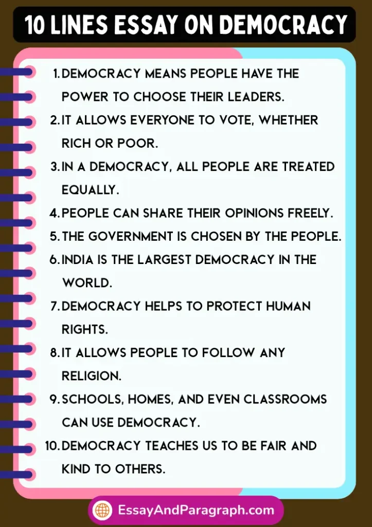 Essay on Democracy
