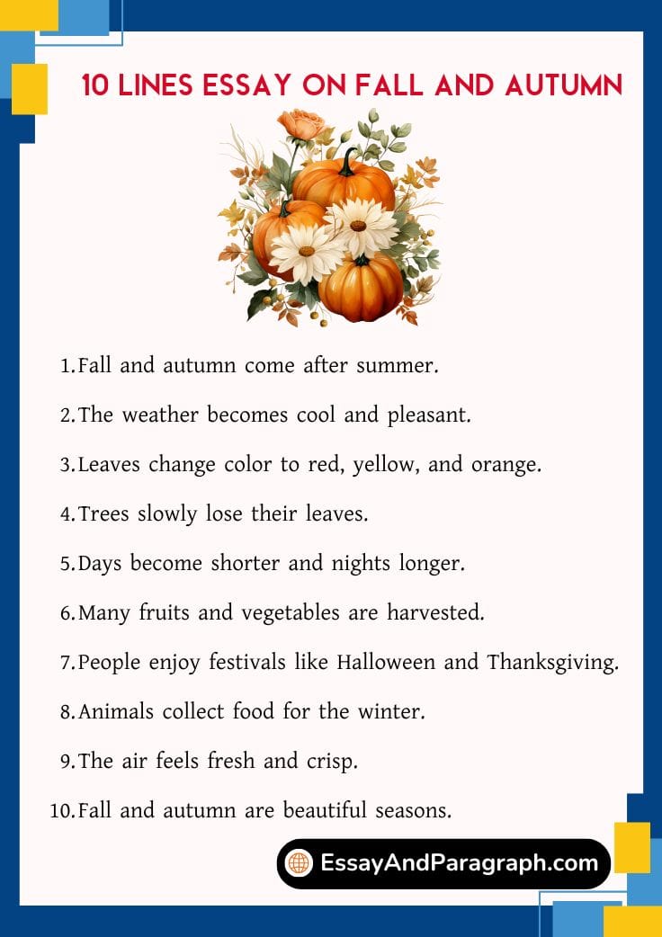 Best Essay on Fall and Autumn for Students - EssayandParagraph.com