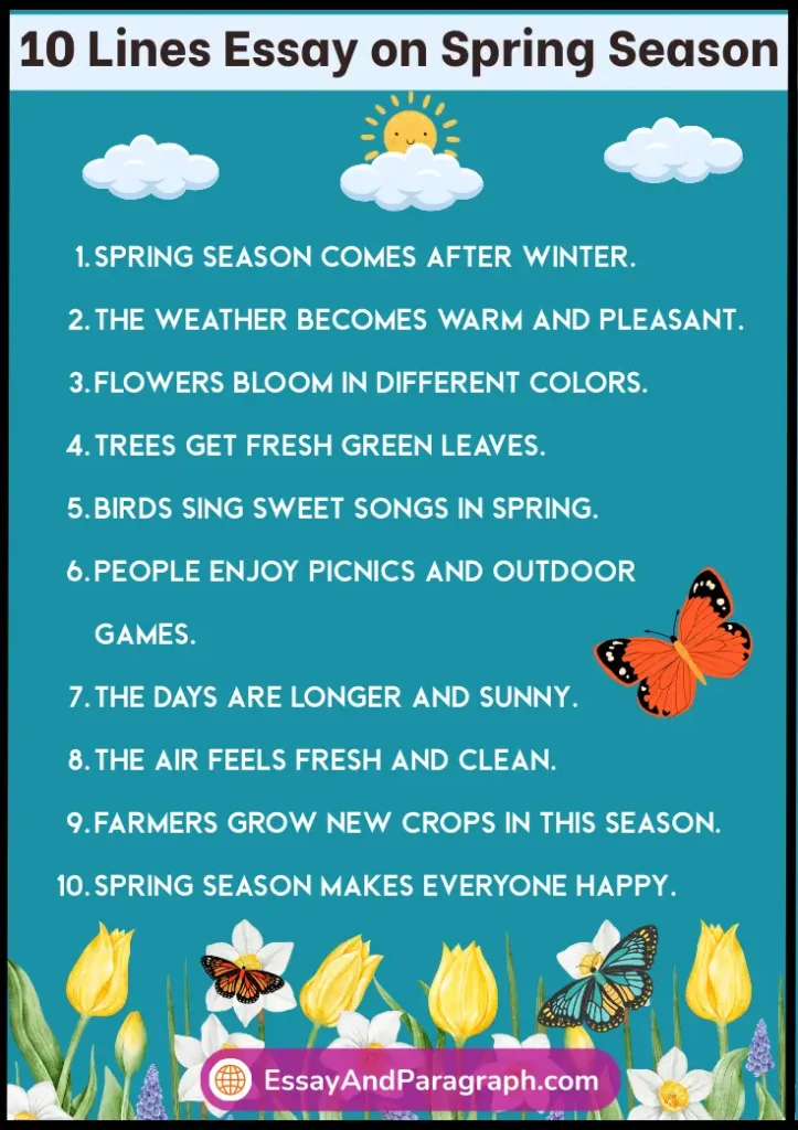 Essay on Spring Season in English