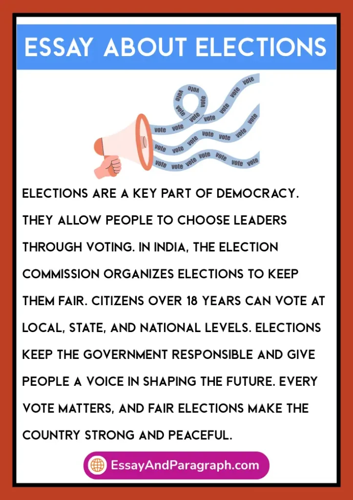 Essay About Elections for Students