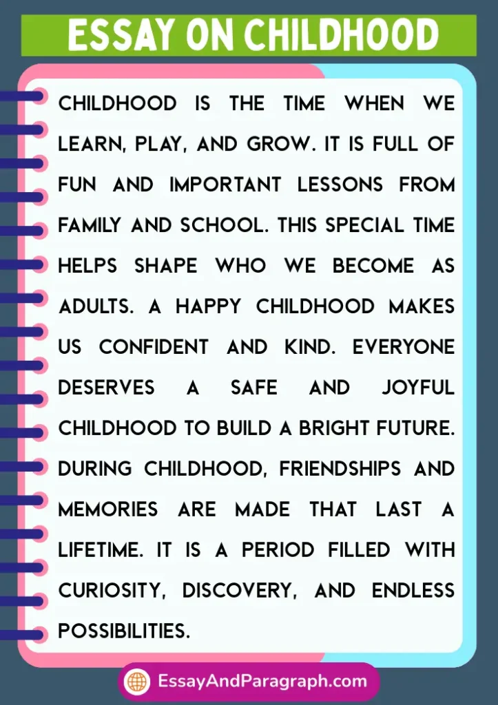 Essay on Childhood for Students