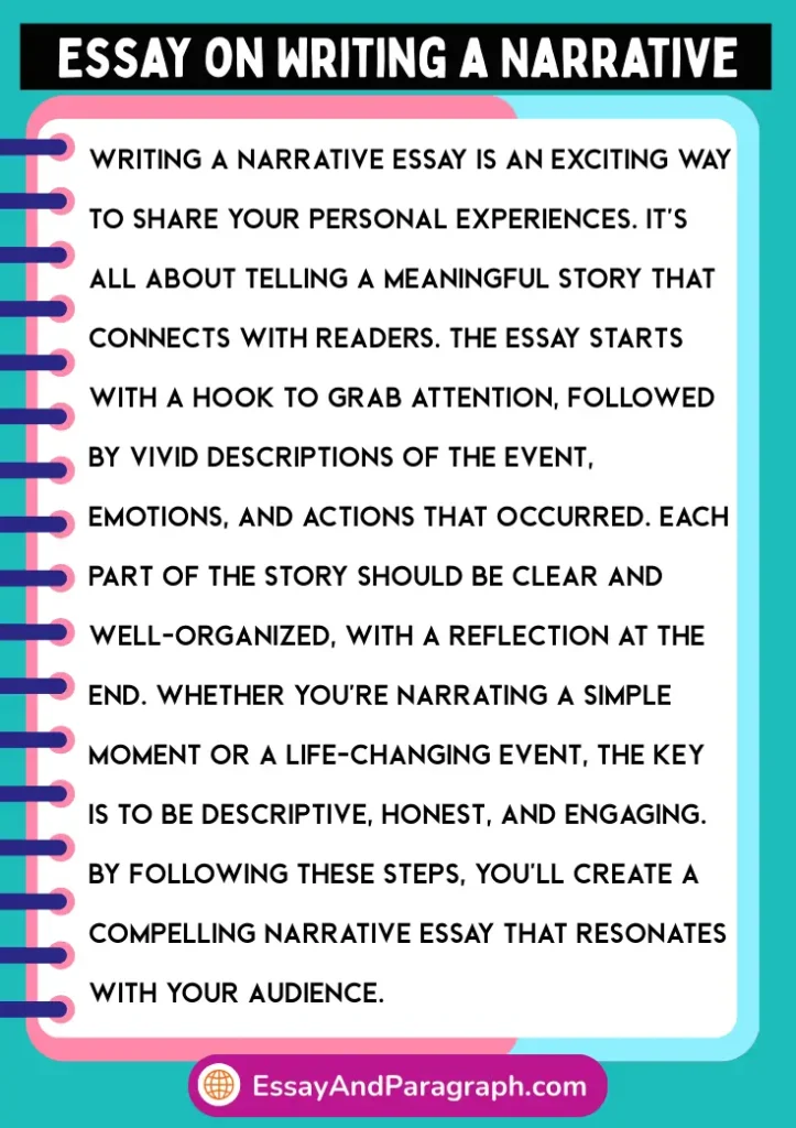 Essay on Writing a Narrative