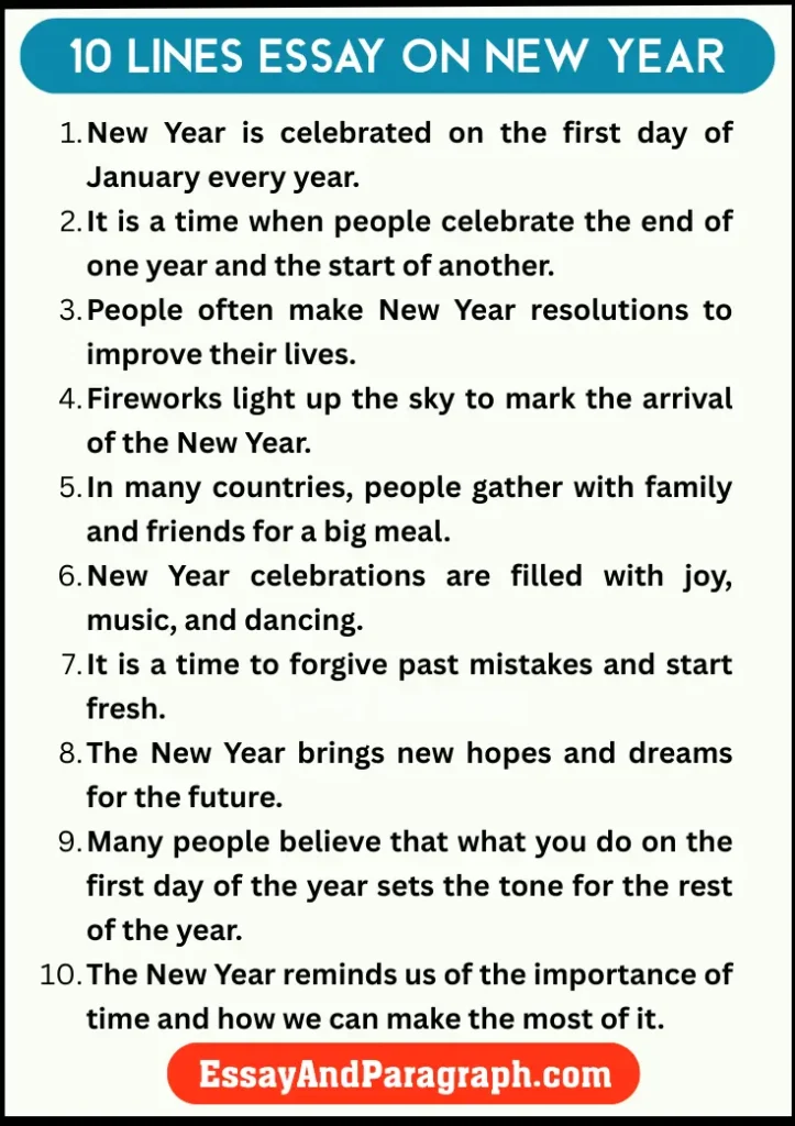Essay on New Year