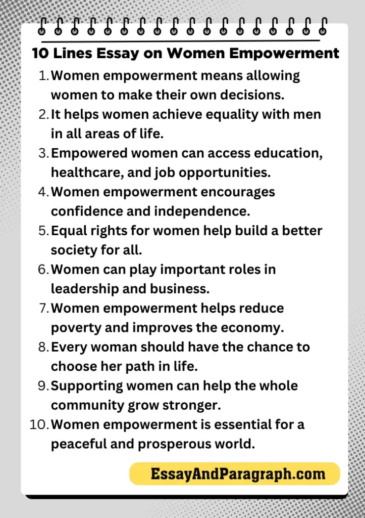 Essay On Women Empowerment