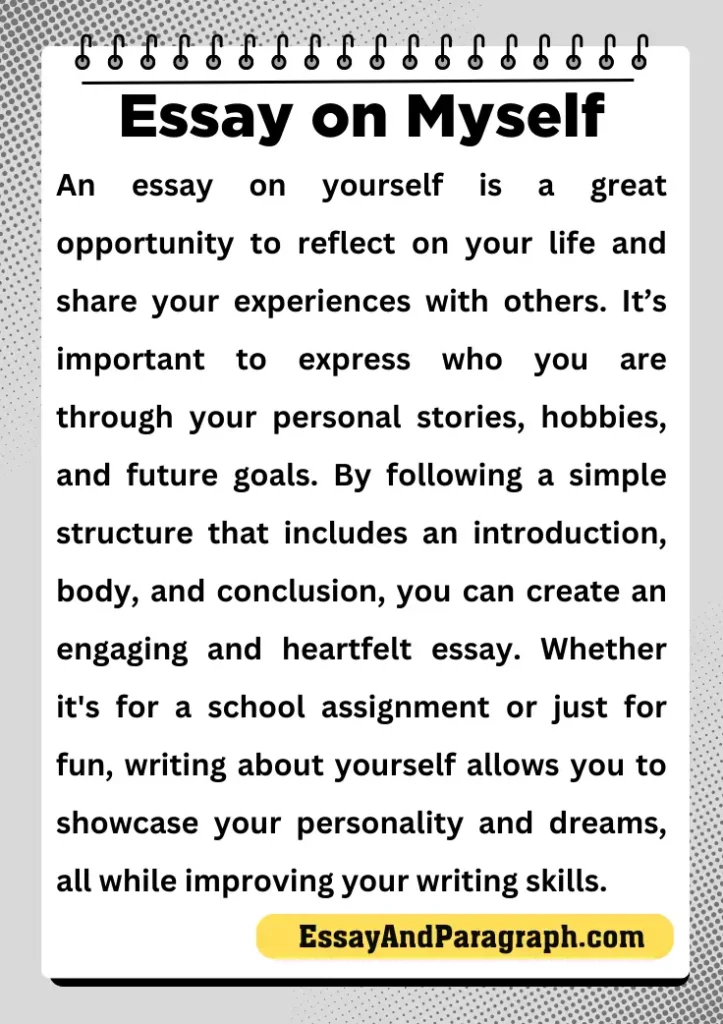 Essay on Myself