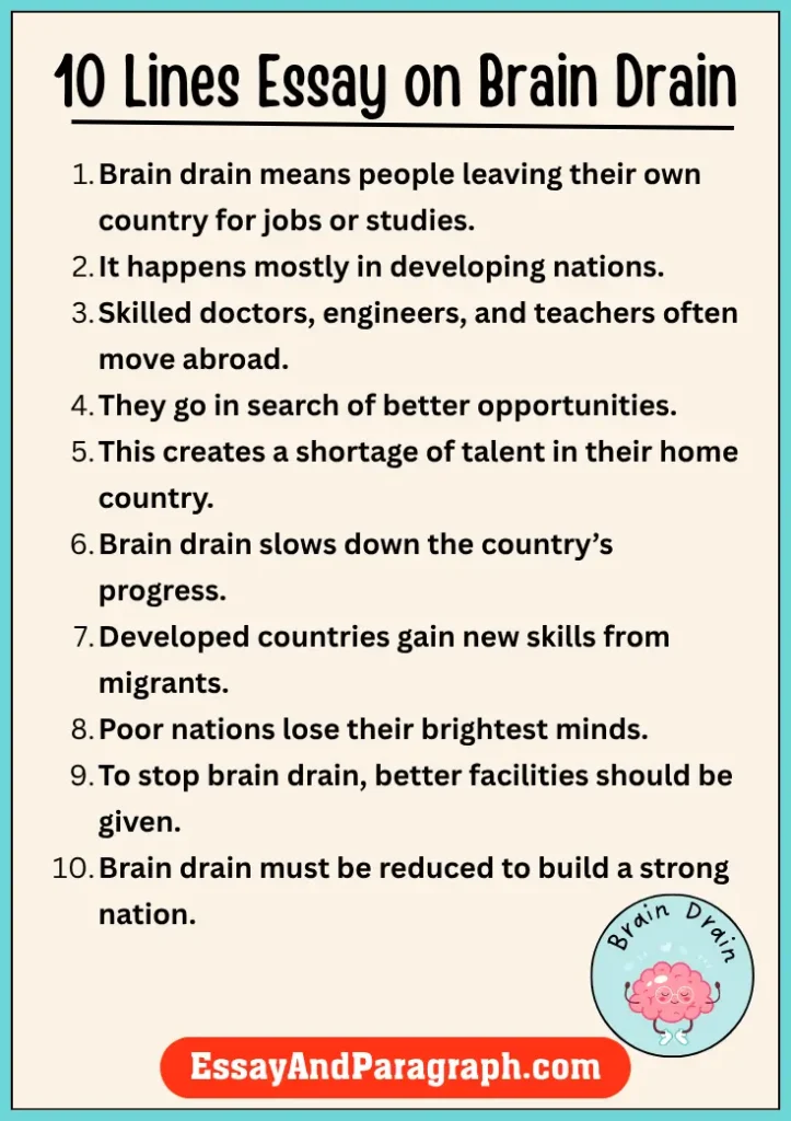 Essay on Brain Drain