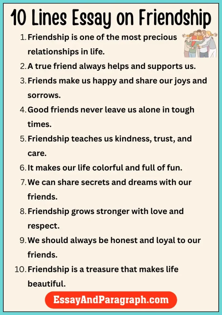 Essay on Friendship