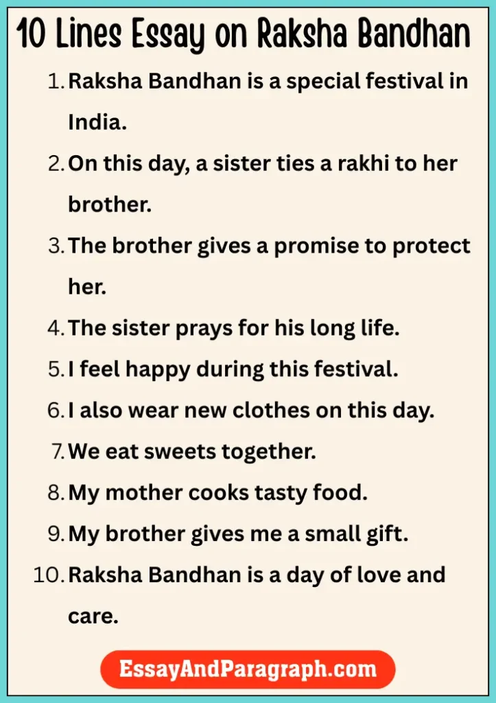 Essay on Raksha Bandhan
